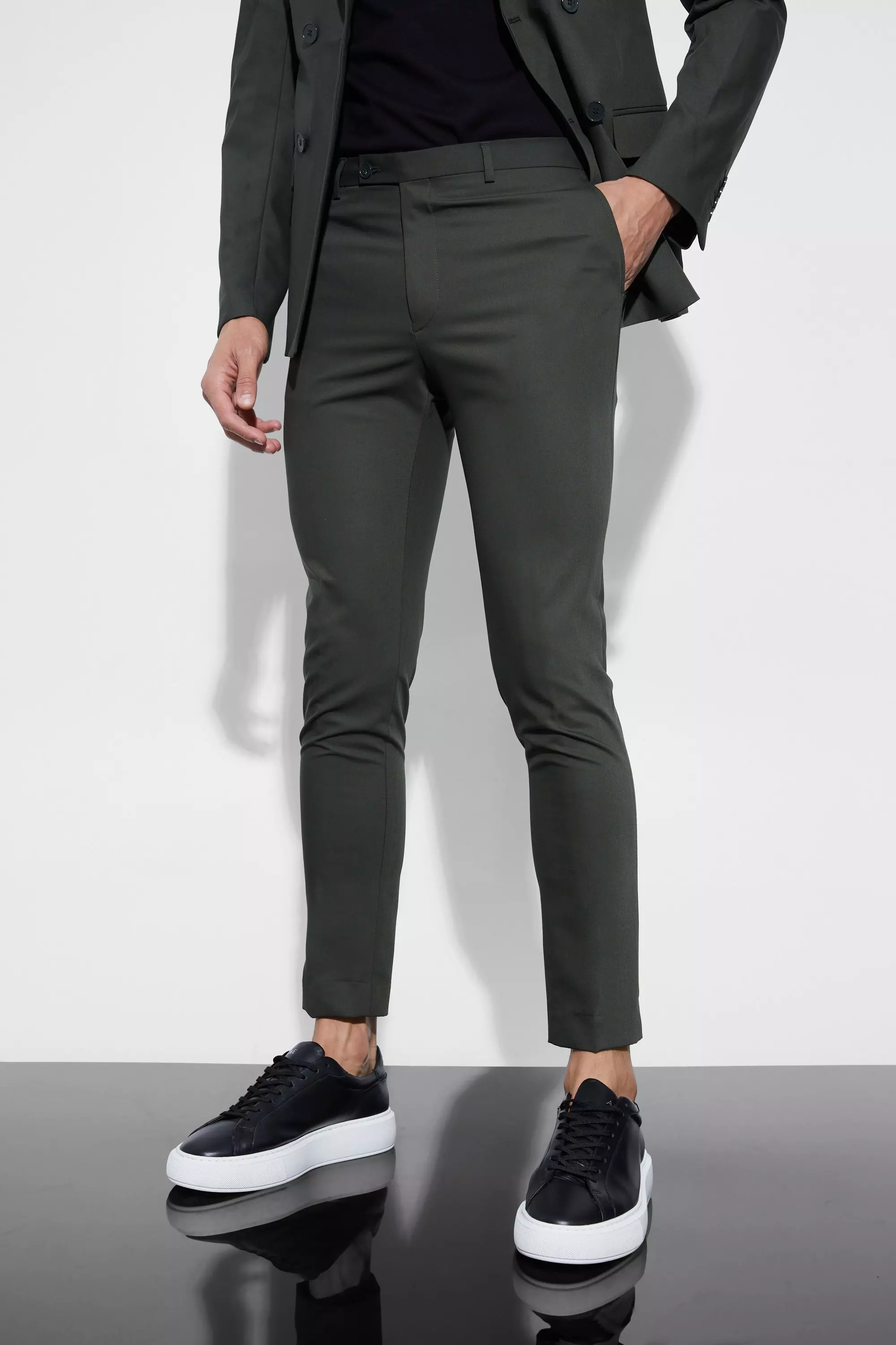 Super Skinny Khaki Dress Pants