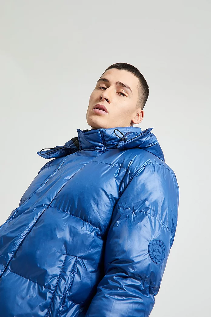 Loose Fit Water-repellent Puffer Jacket Bright Blue Men H&M, 46% OFF