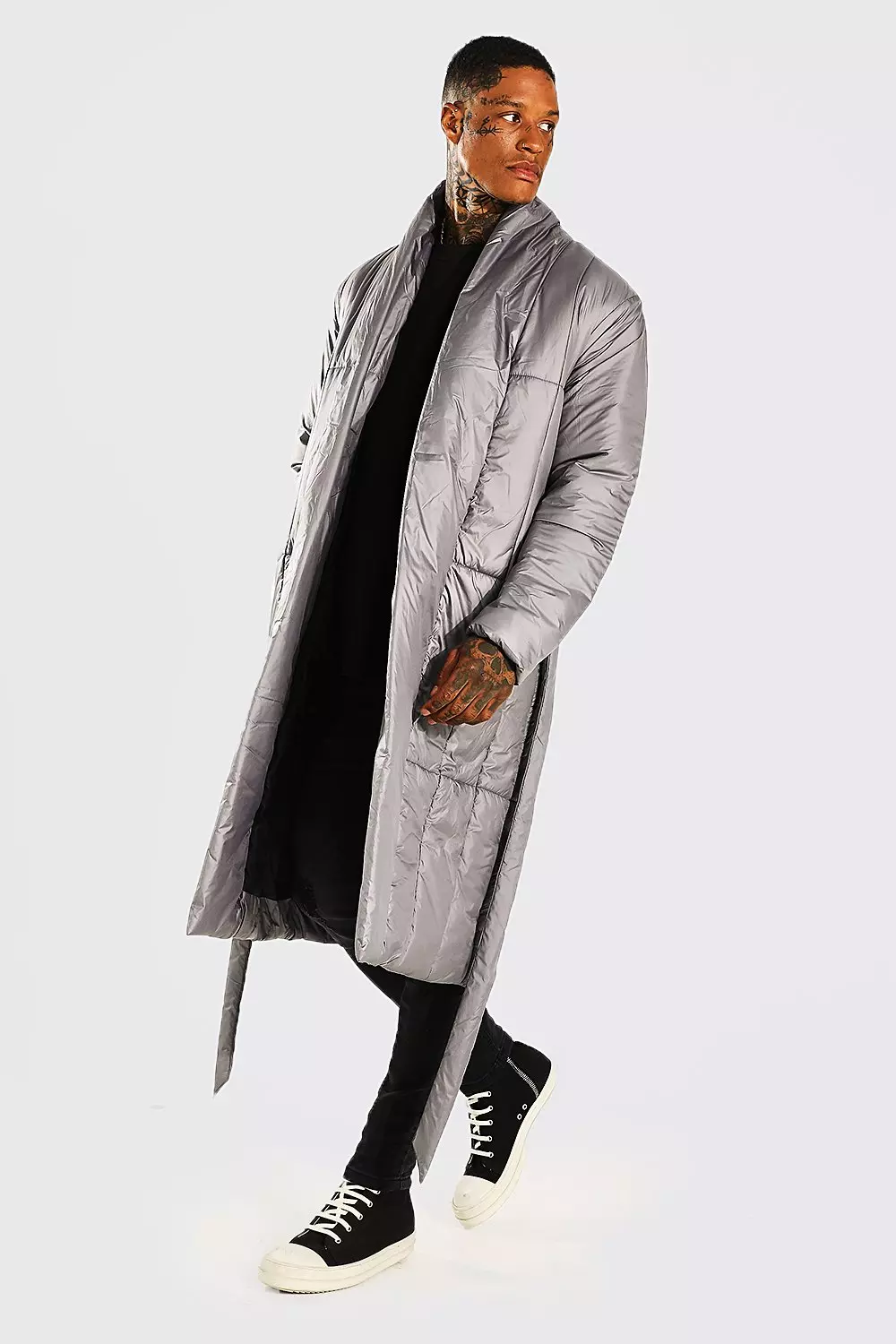 Manteau discount long matelassé