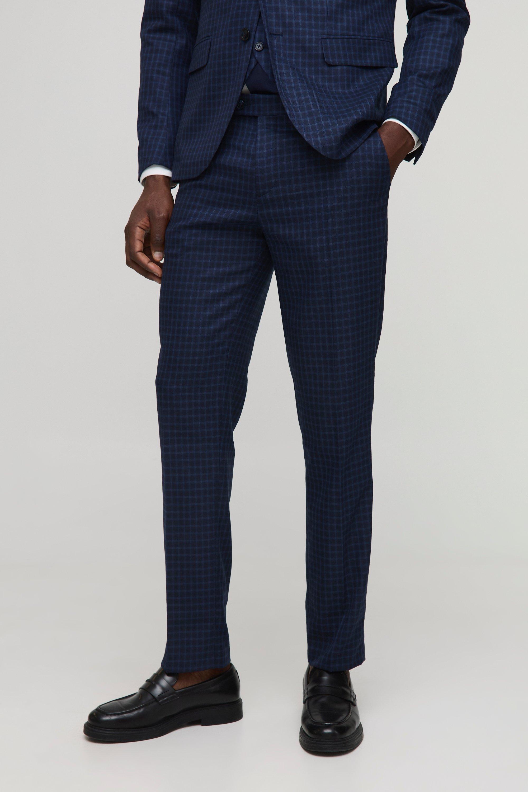 Men's Navy Suits | boohooMAN USA