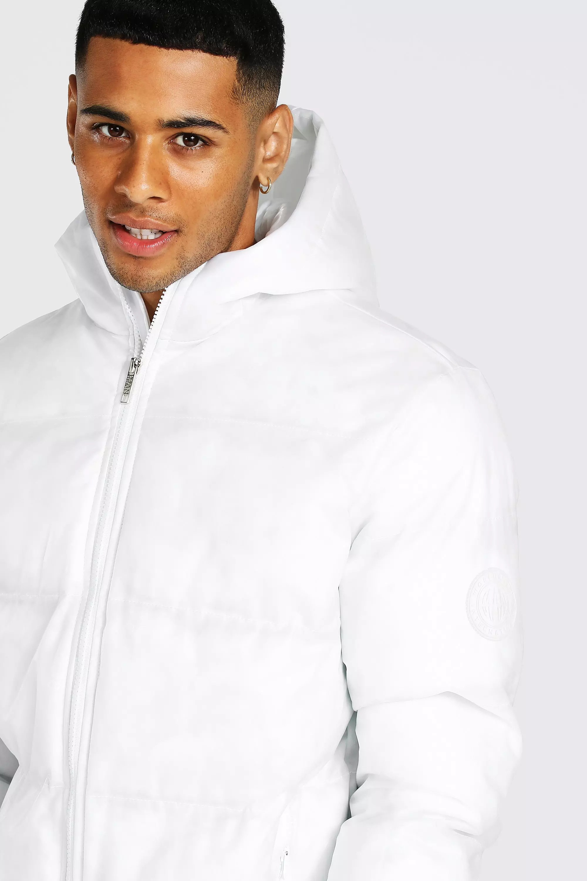 MenStyleWith Puffer Jacket - White EU 50 / US 40