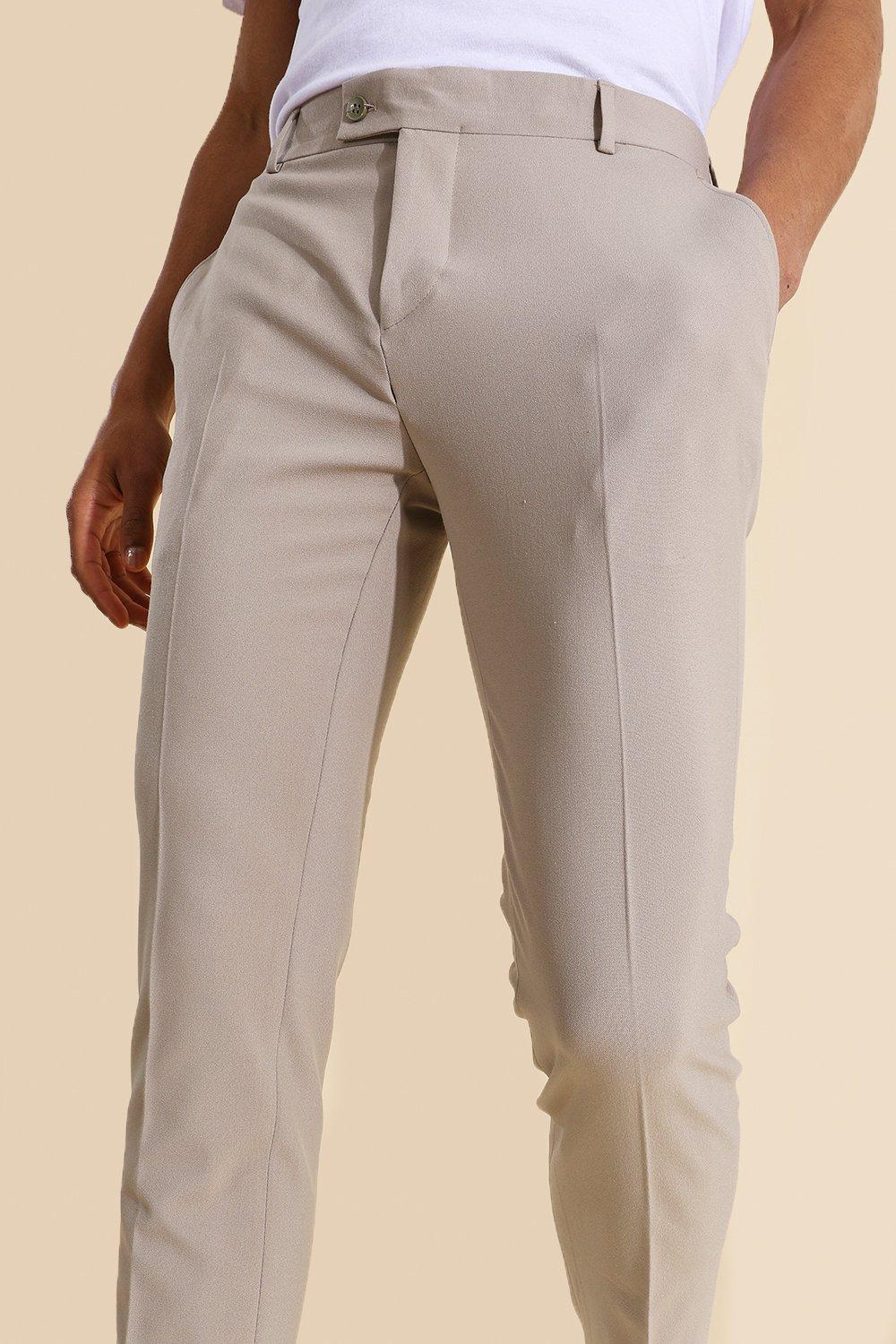 skinny crop suit trousers