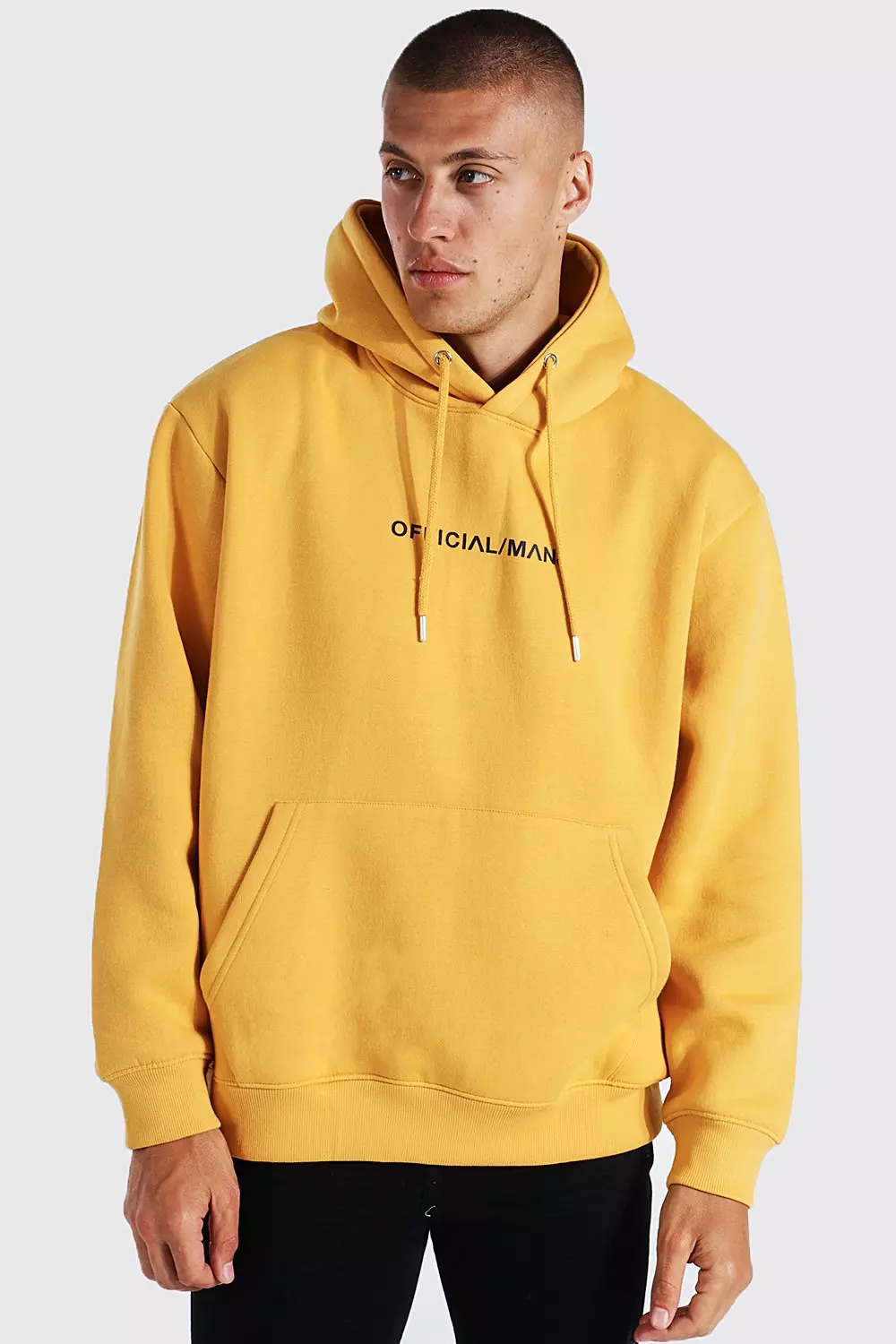 Oversized hoodie boohooman hot sale