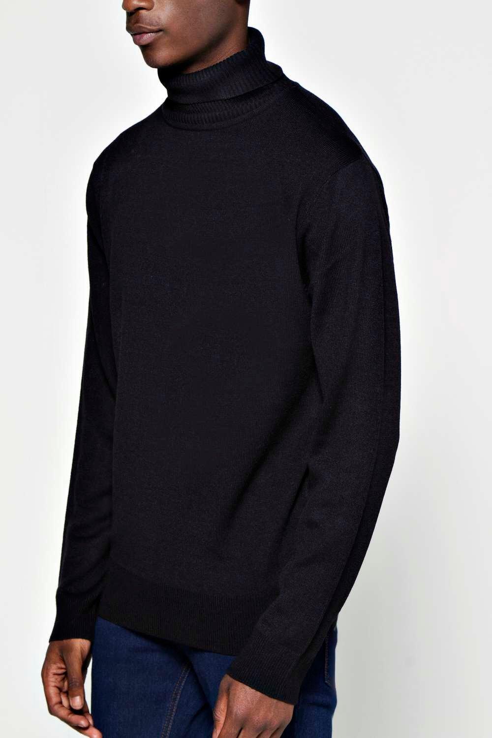 Boohoo Mens BoohooMAN Roll Neck Jumper | eBay