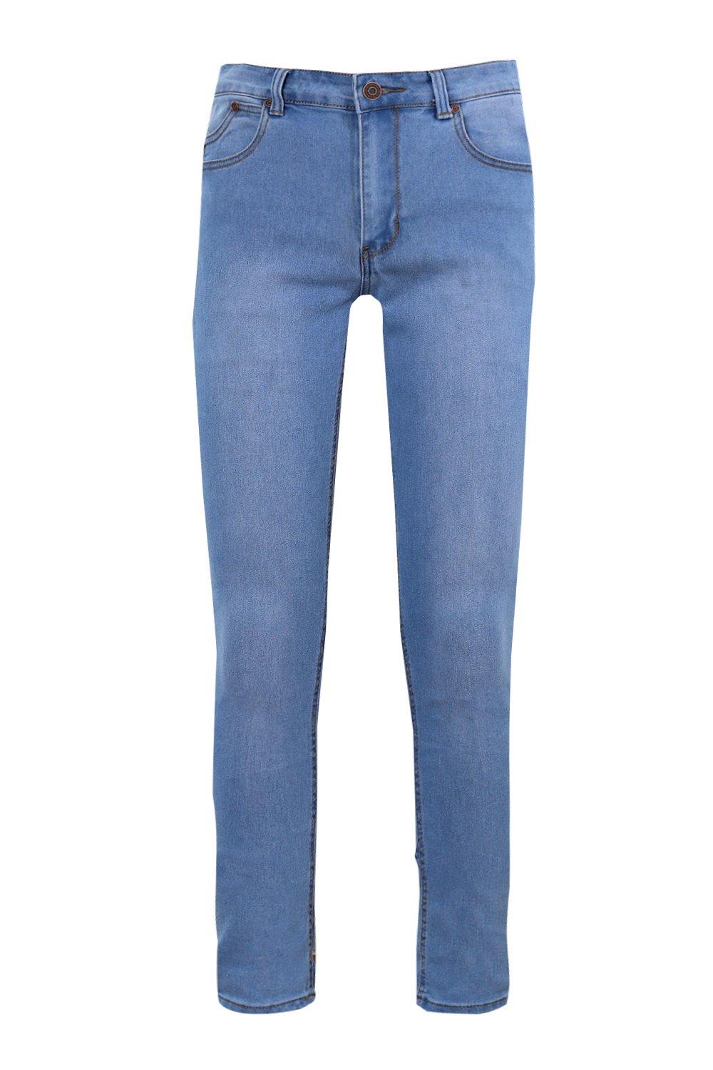 Boohoo Mens Stone Washed Stretch Skinny Fit Jeans | eBay