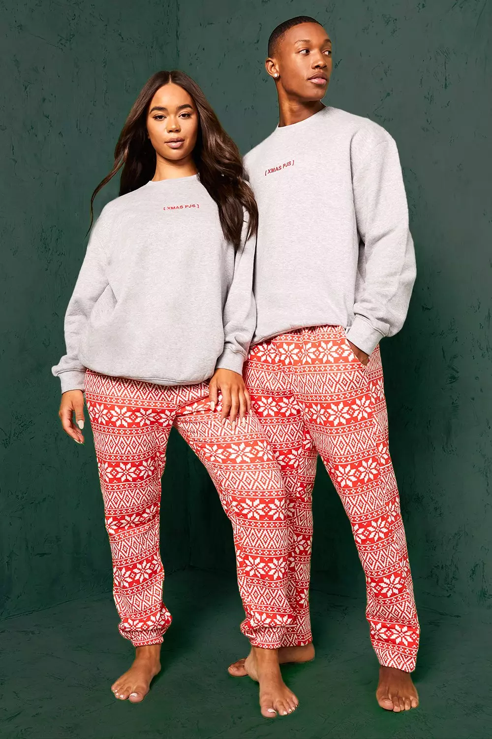 Hers Loungewear Sweater And Jogger Set boohooMAN USA