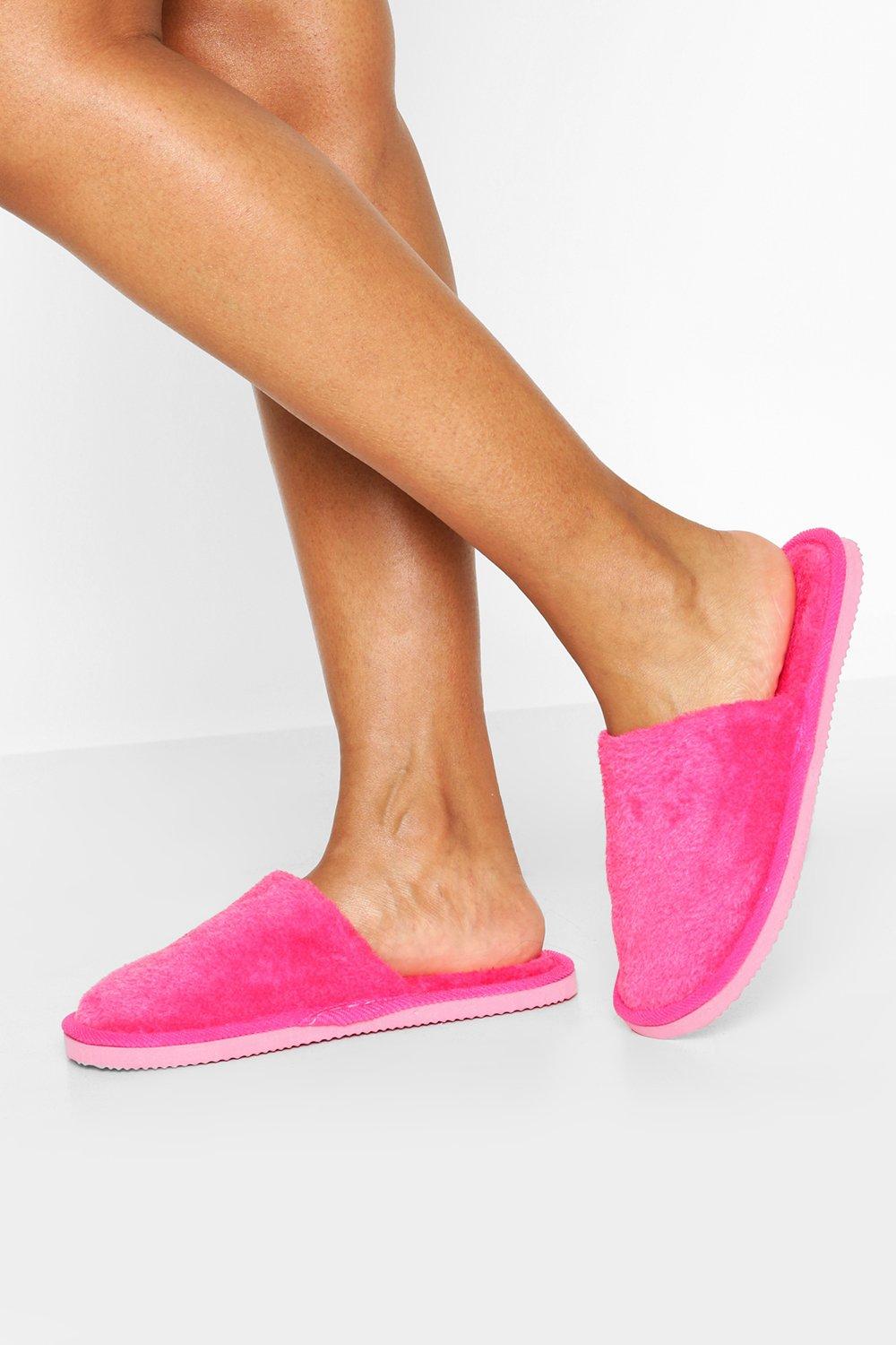 womens towelling slippers