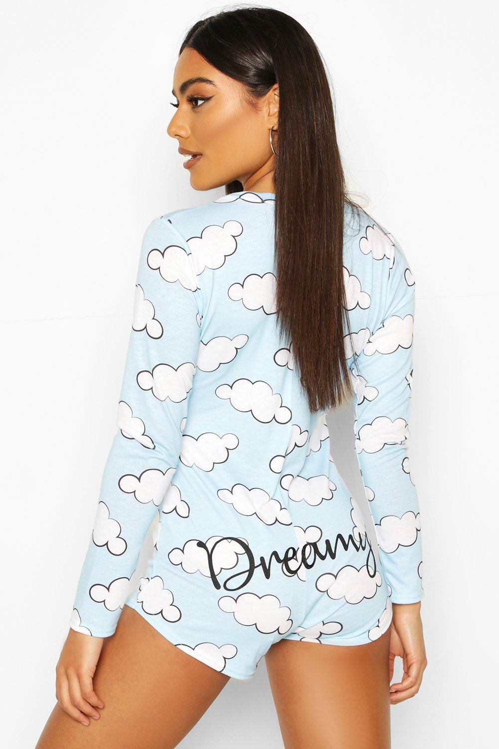 pajama romper shorts