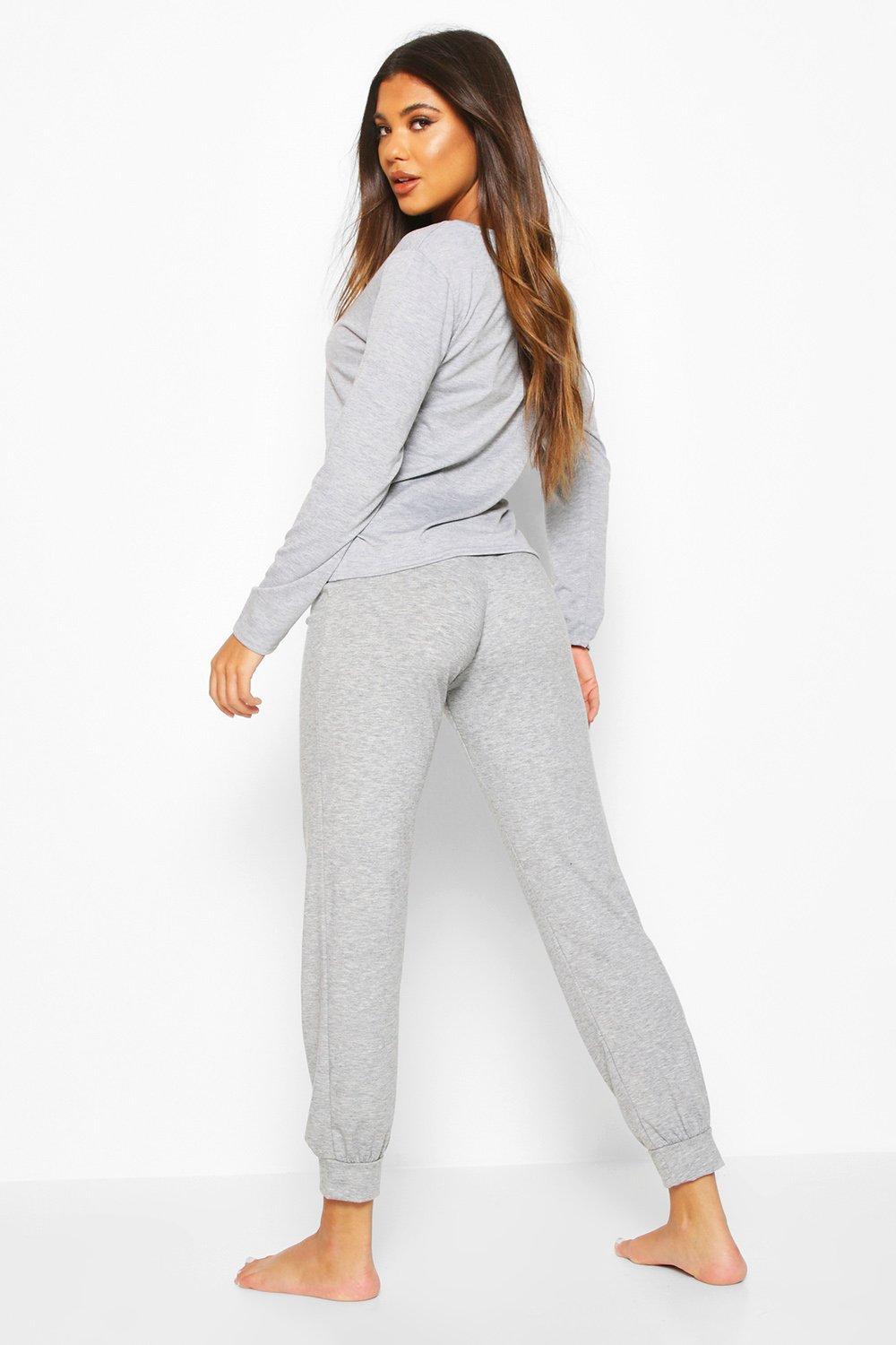 

Soft Mix & Match Pyjama Jogger, Grey