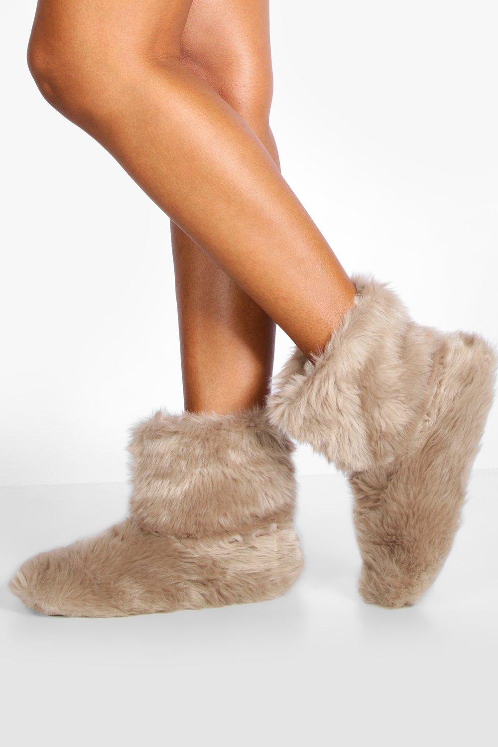 fur bootie