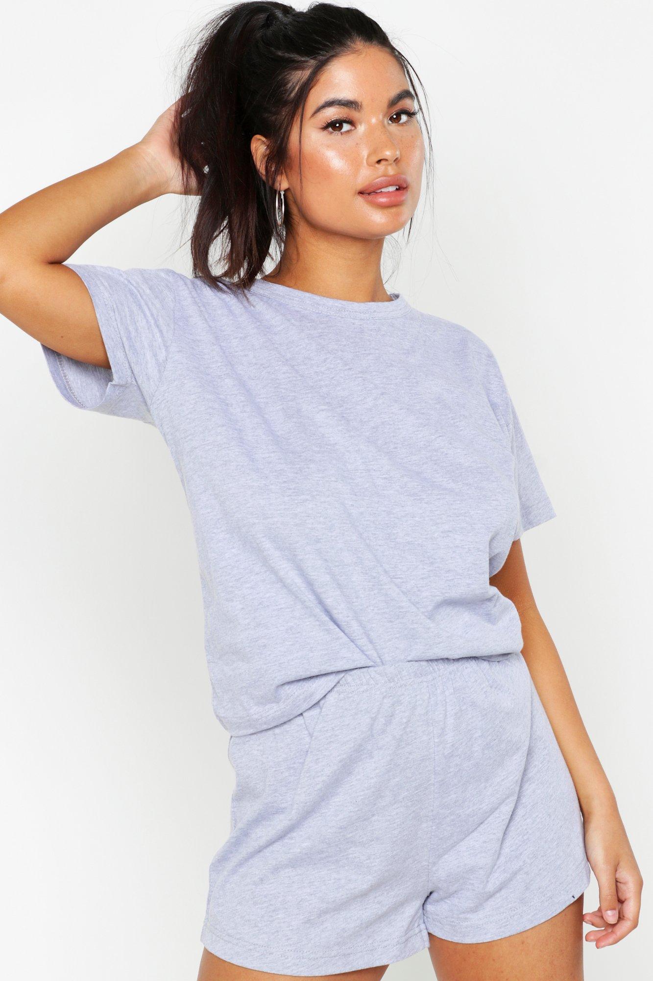 

Basic T-Shirt & Short Set, Black