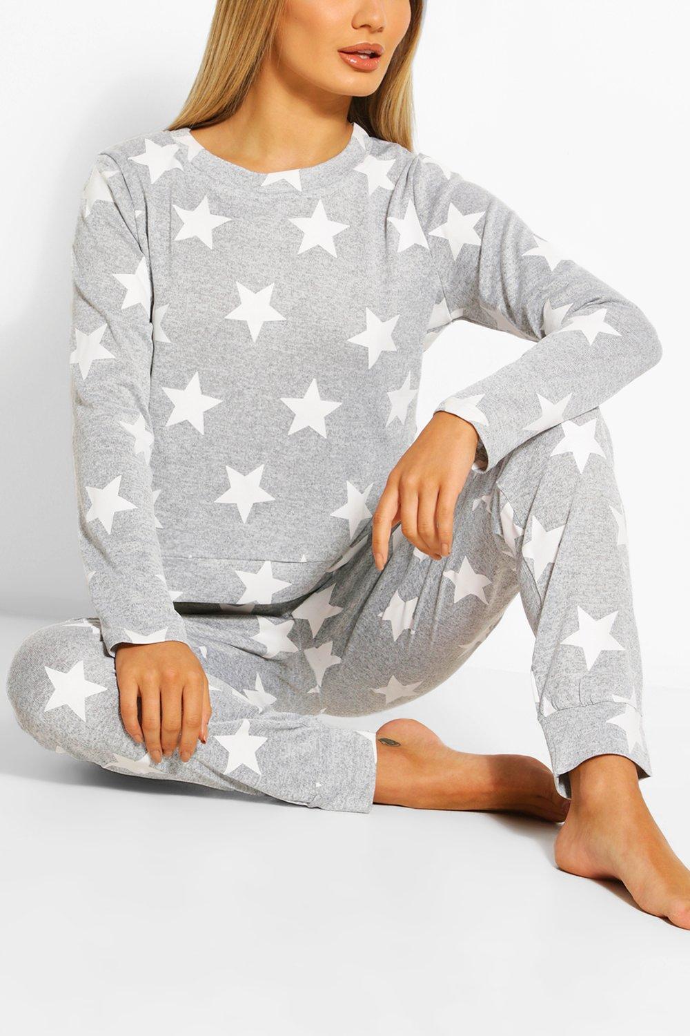 star sweatpants and sweatshirt set