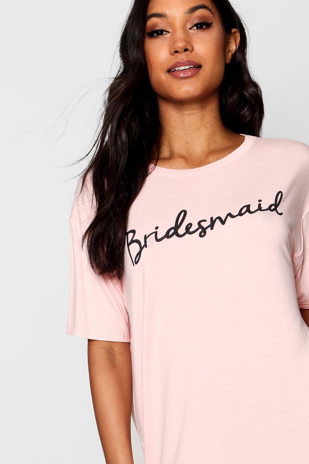 bridesmaid sleep tee