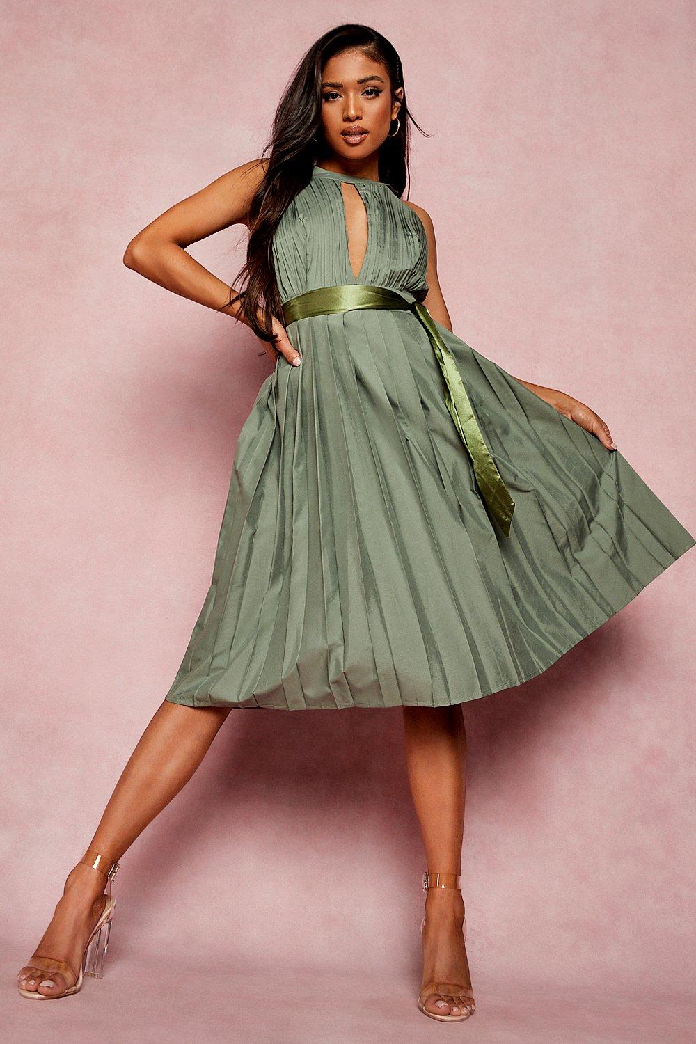 petite midi skater dress