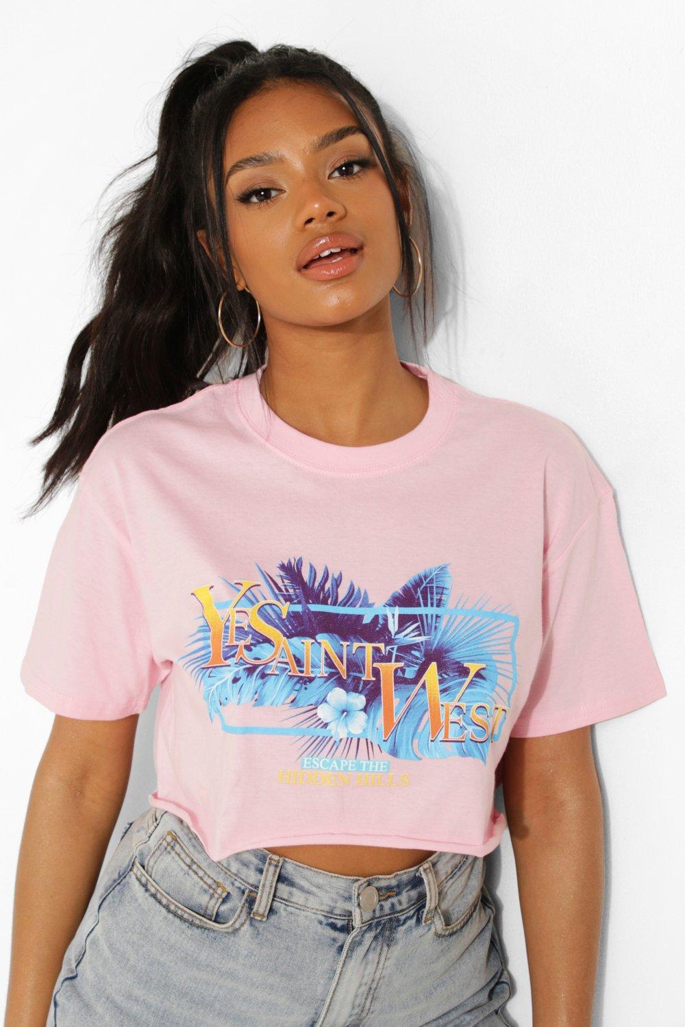 Petite - T-Shirt Court Ye Saint West - Lumineux - M, Lumineux