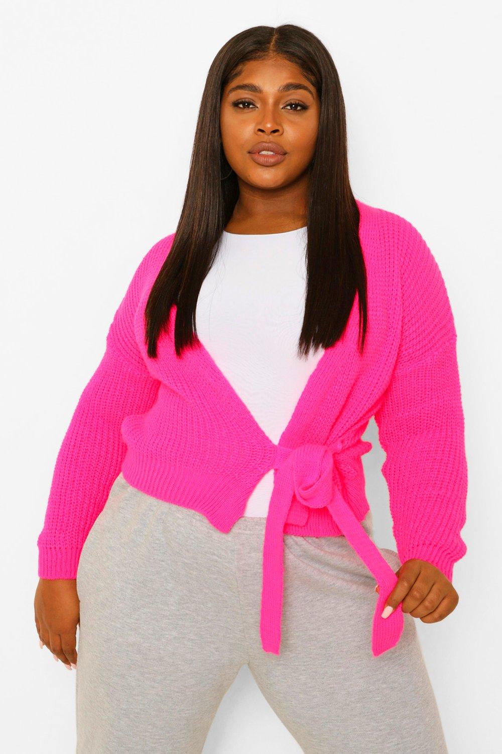 wrap tie cardigan