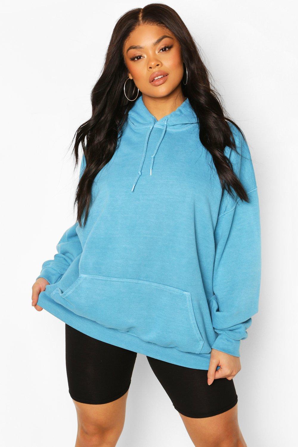 oversized washed hoodie