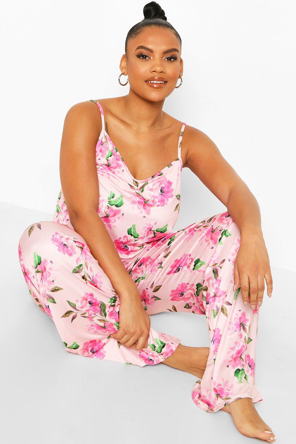 

Plus Floral Cami PJ Set, Blush