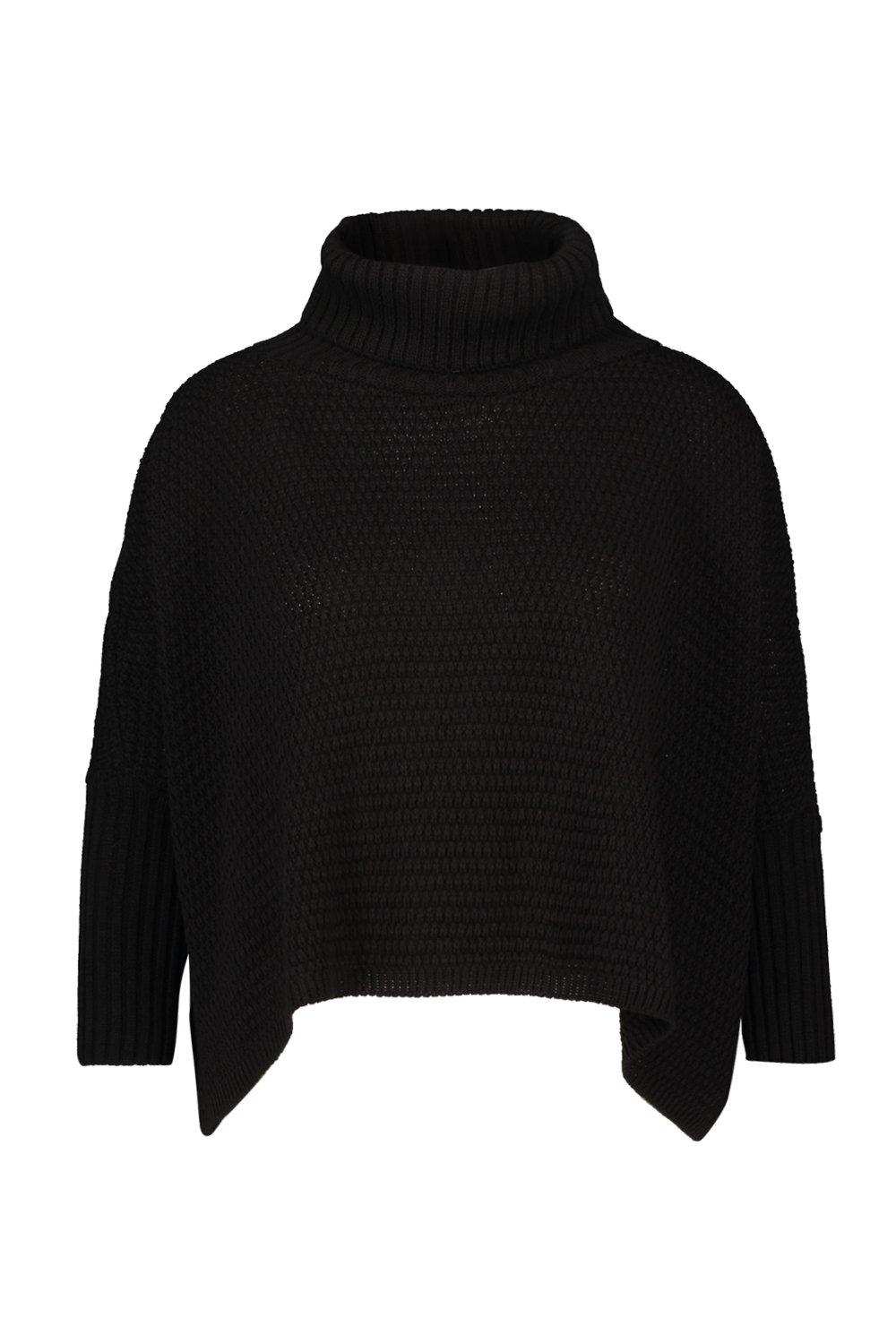 

Plus Roll Neck Jumper, Black