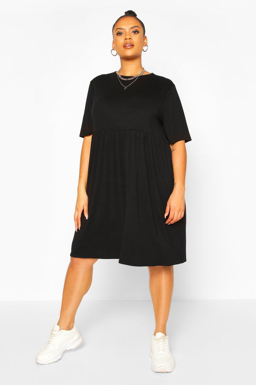 boohoo curve dresses