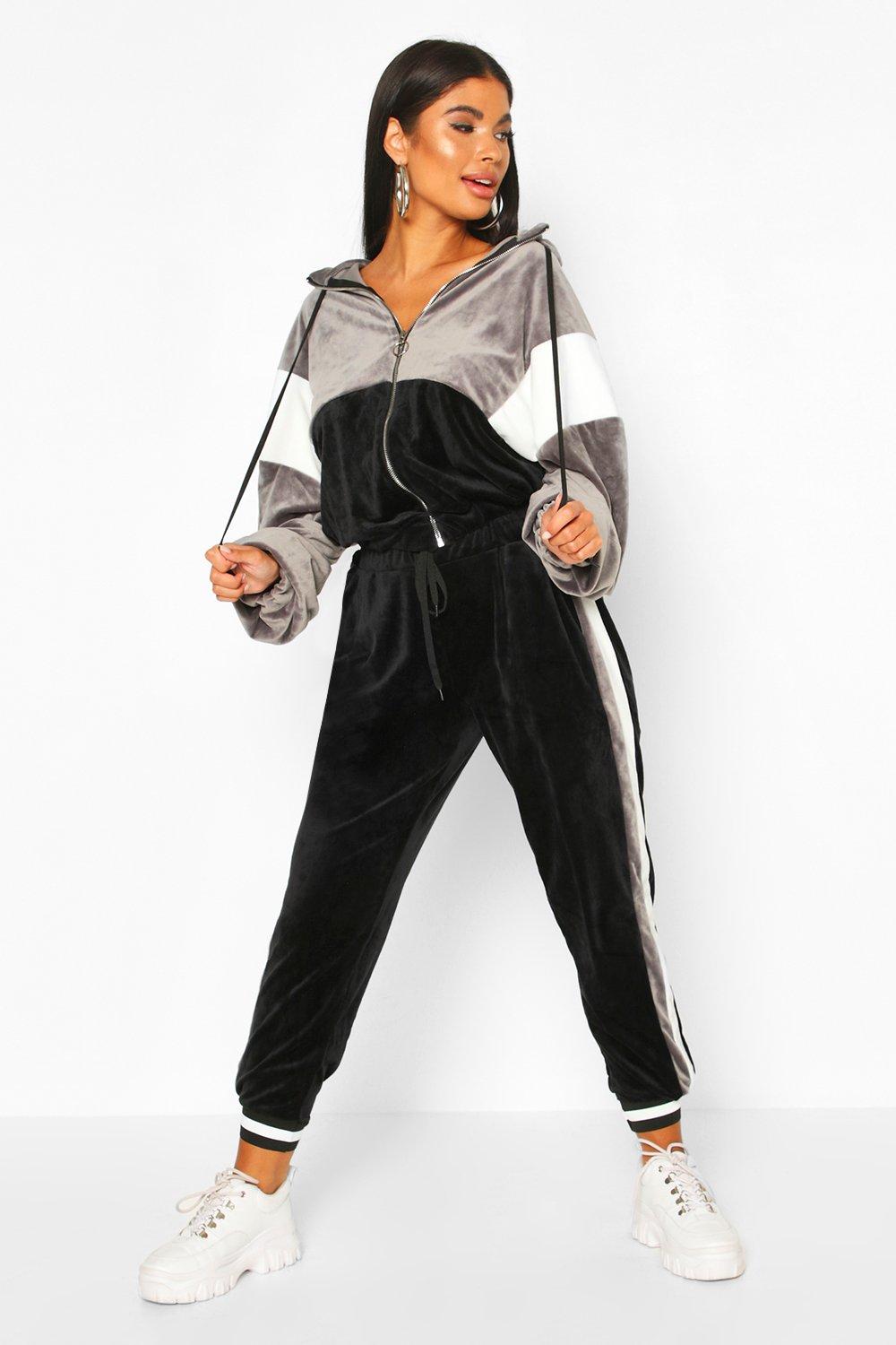 velour tracksuit womens petite