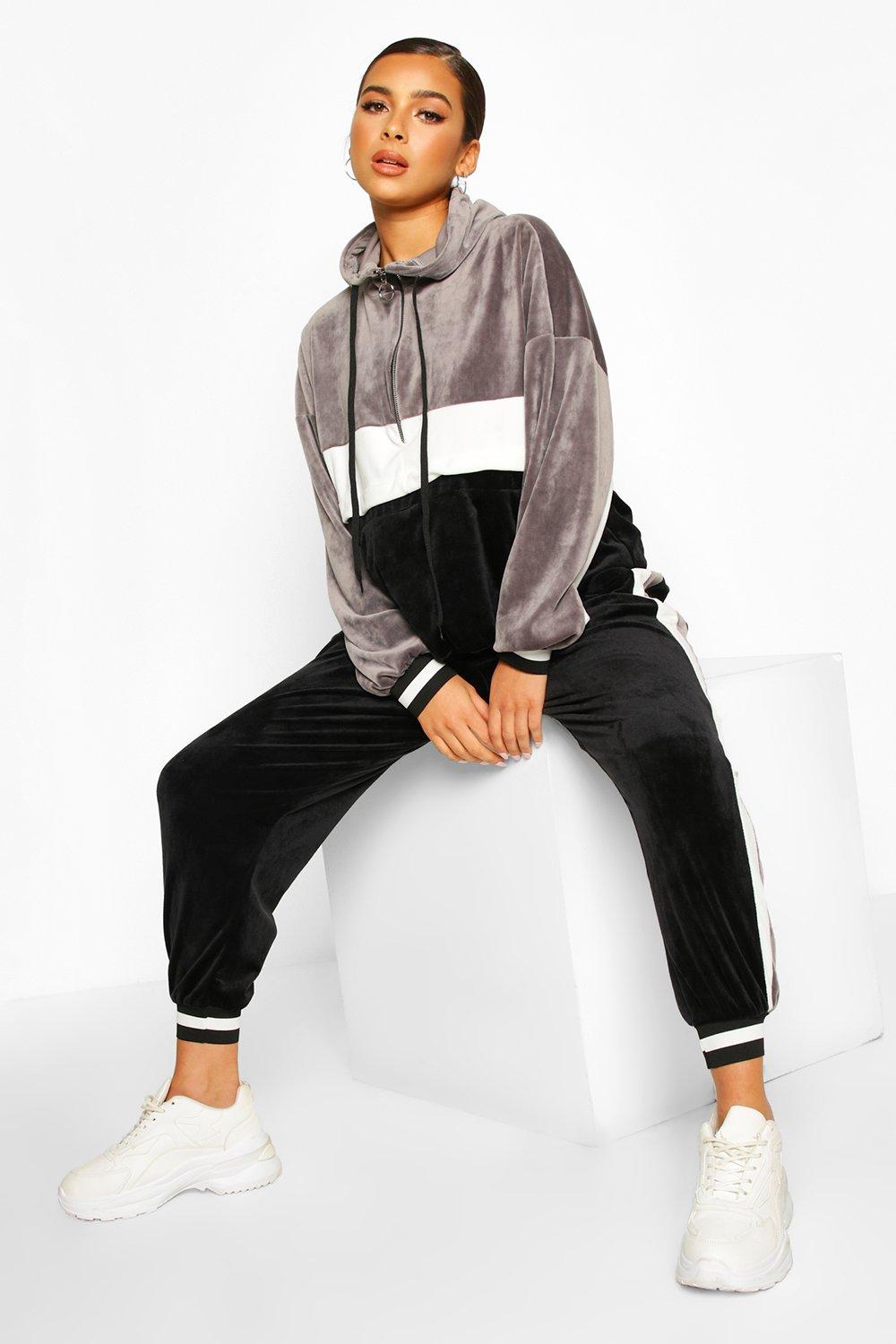 velour tracksuit womens petite