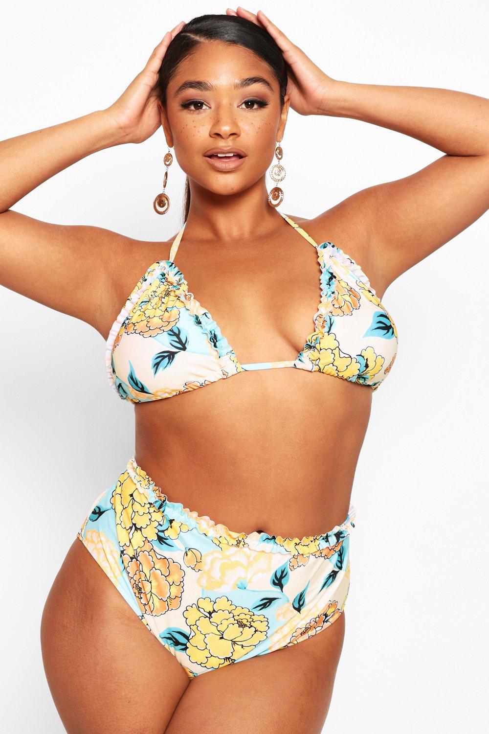 boohoo bikinis high waisted