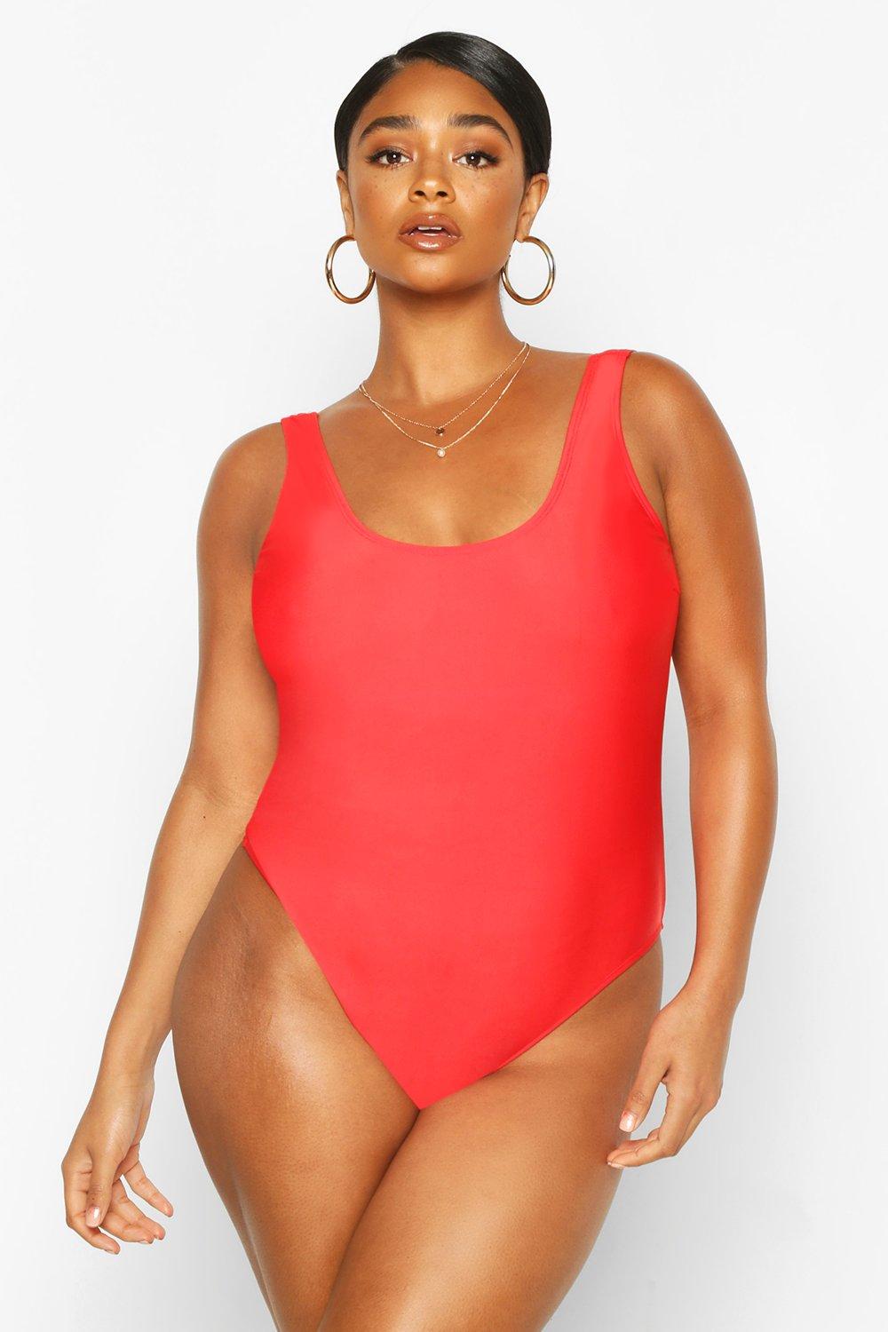 boohoo plus swimsuit