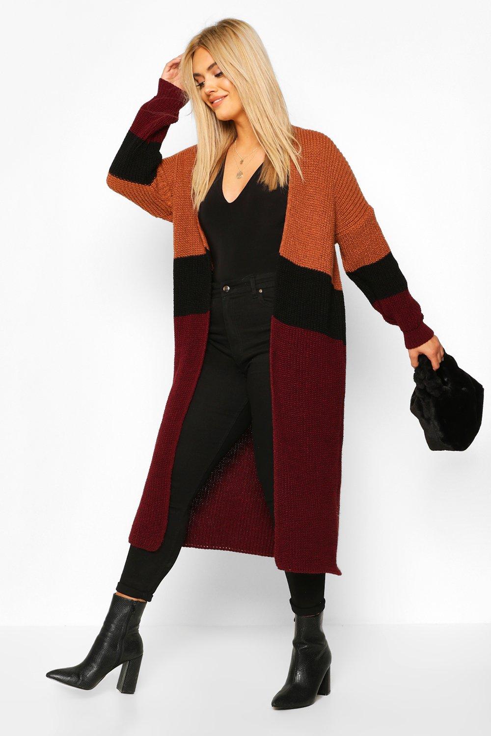 berry coloured cardigan