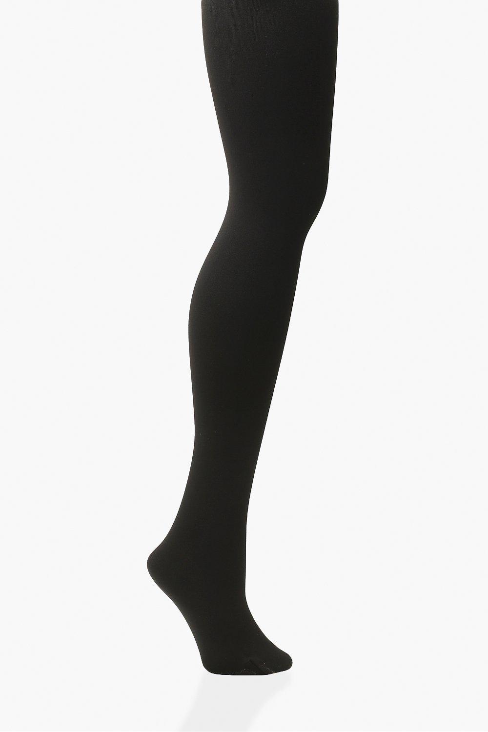 

Plus 300 Denier Thermal Tights, Black