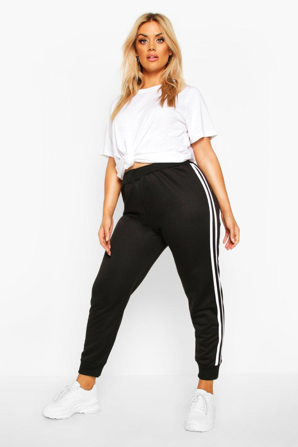 side stripe joggers womens