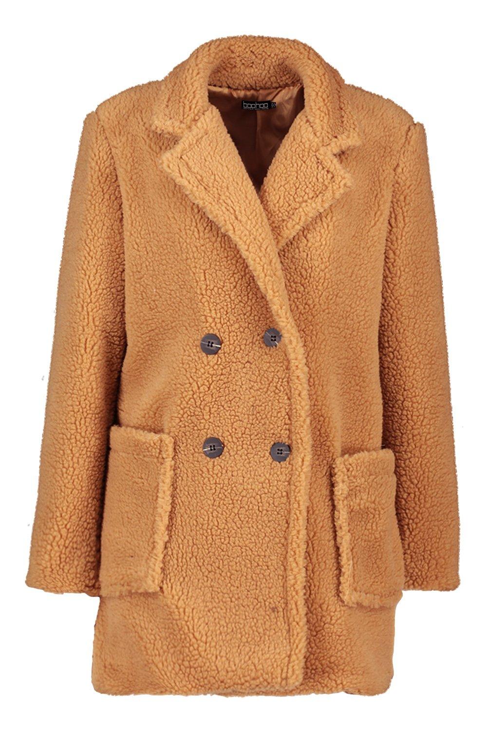 boohoo teddy coat