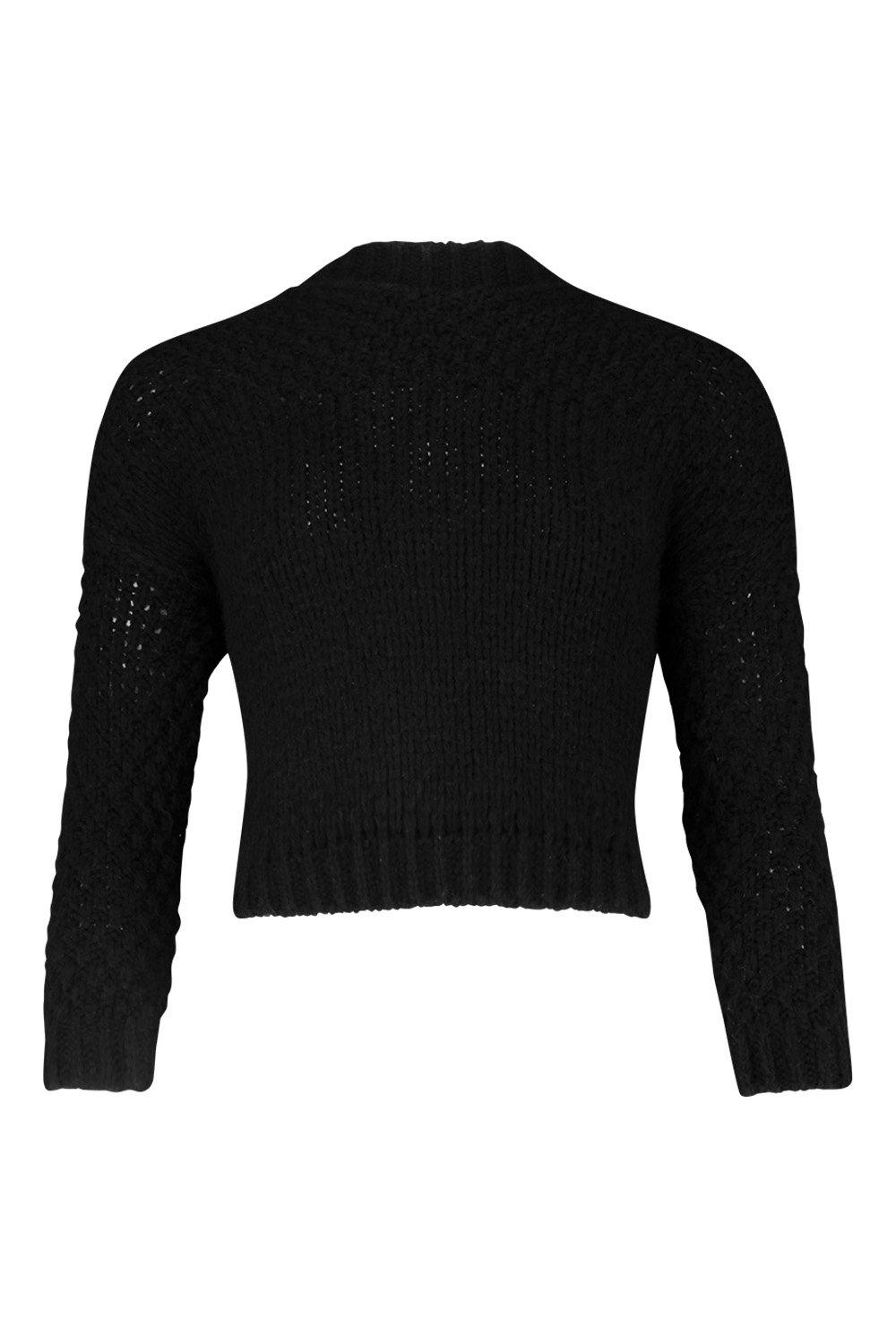 

Petite — свитер Premium мягкой рыбацкой вязки, Black
