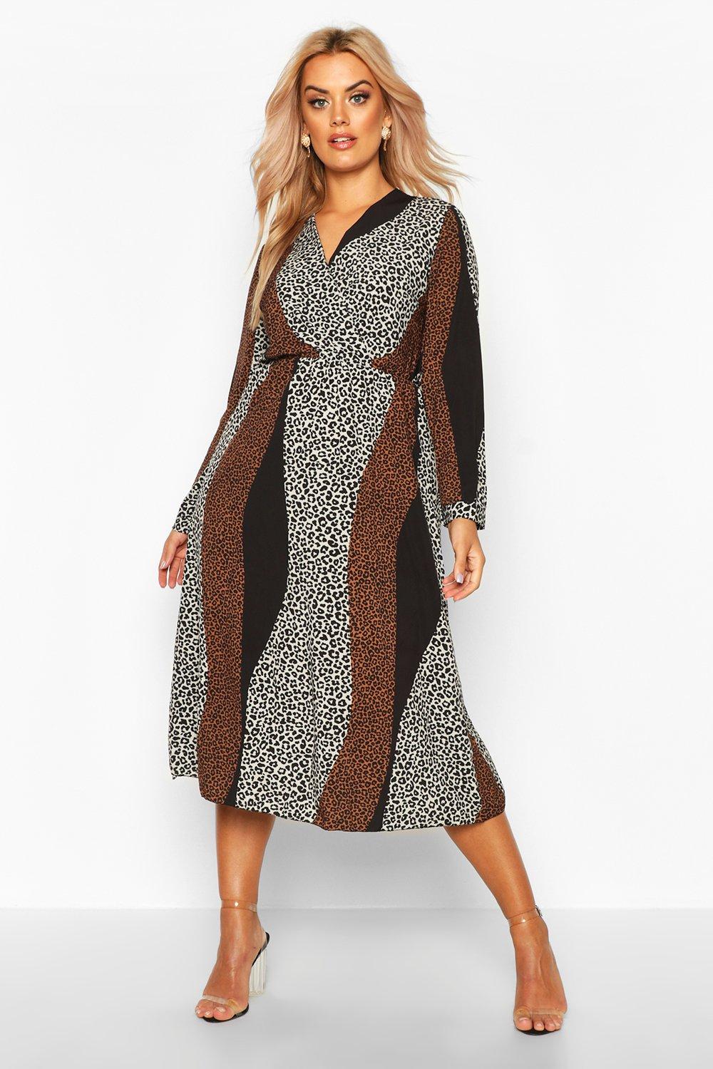 wrap midi occasion dress