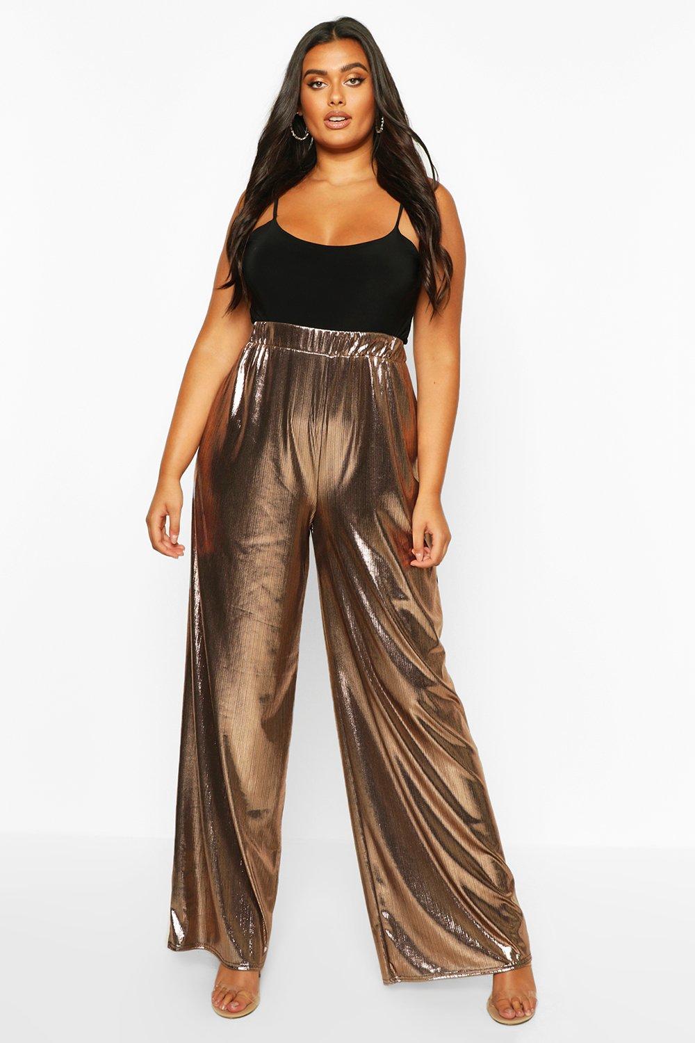 Plus Size Trousers | Womens Plus Size Trousers | boohoo UK