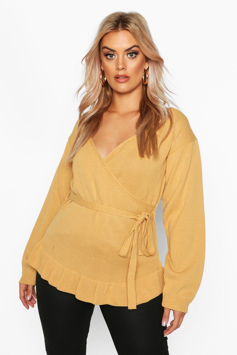 boohoo plus jumpers