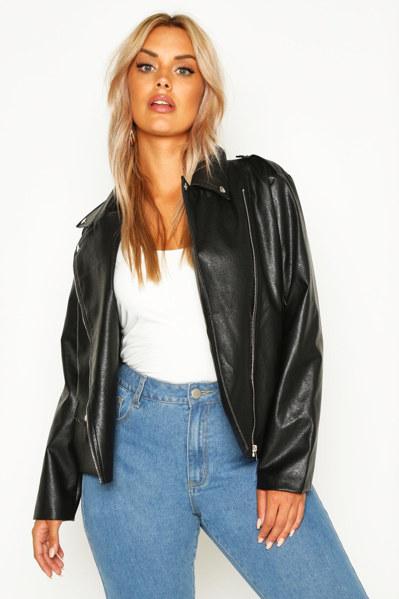 boohoo plus jackets