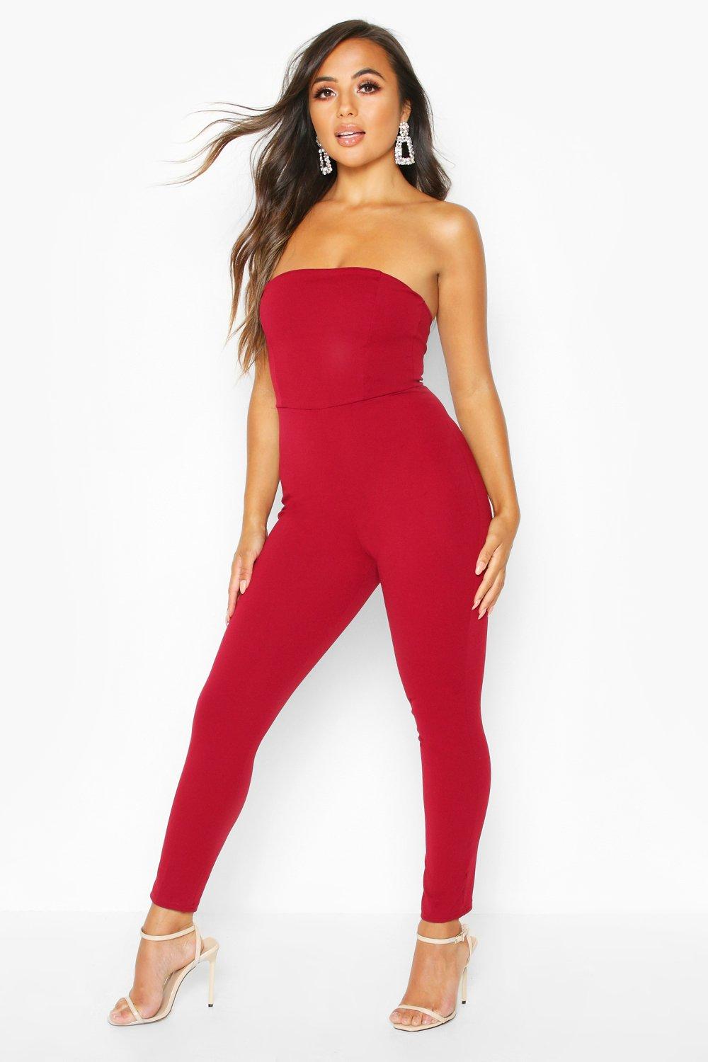 petite straight leg jumpsuit