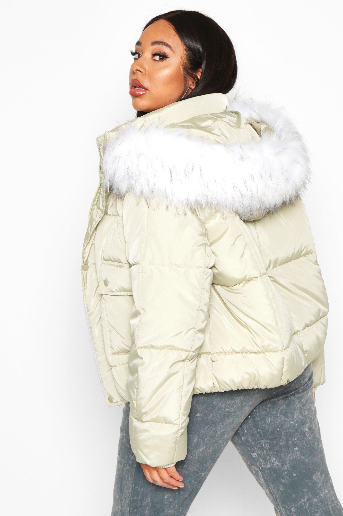 hooded puffer parka