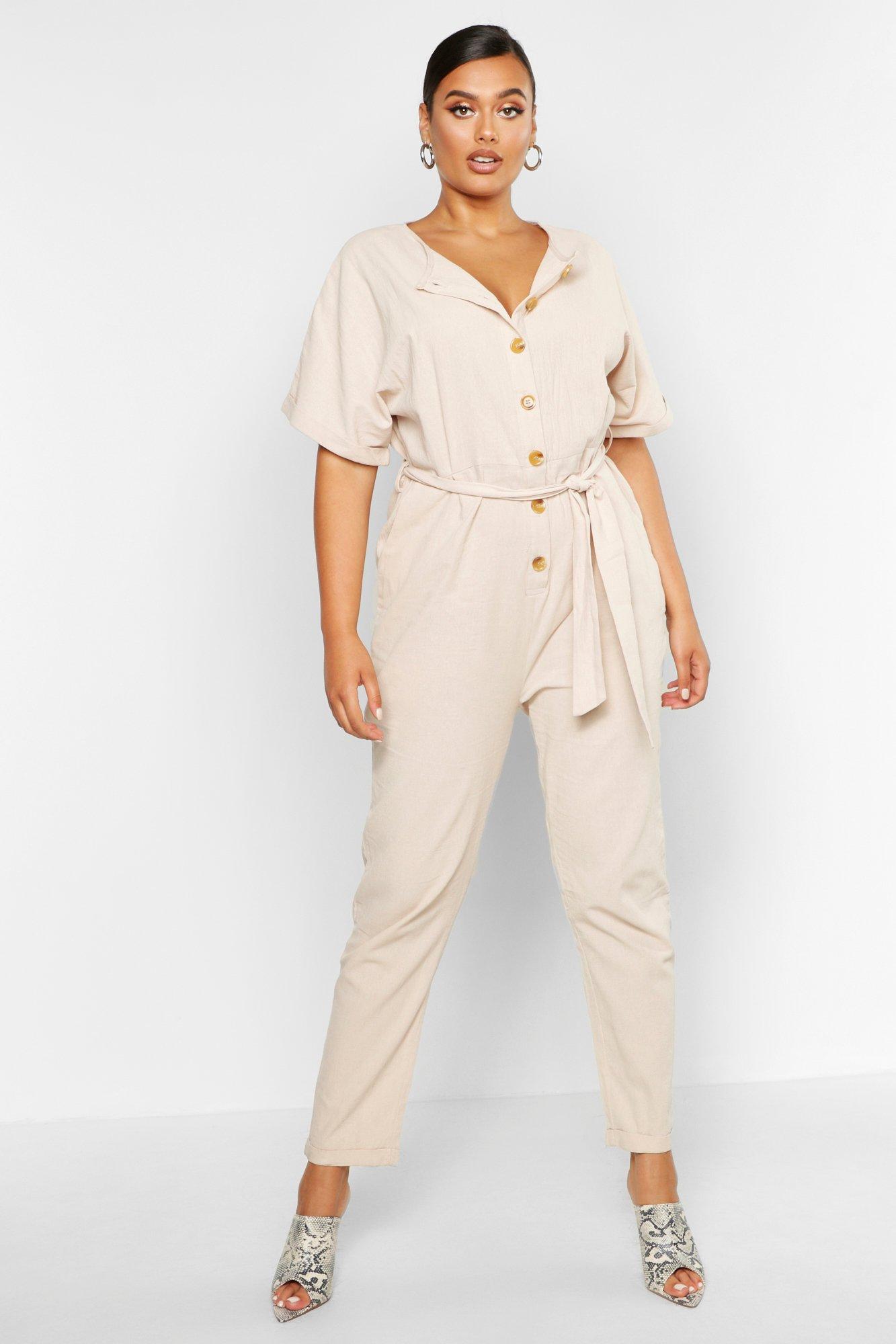 linen boiler suit