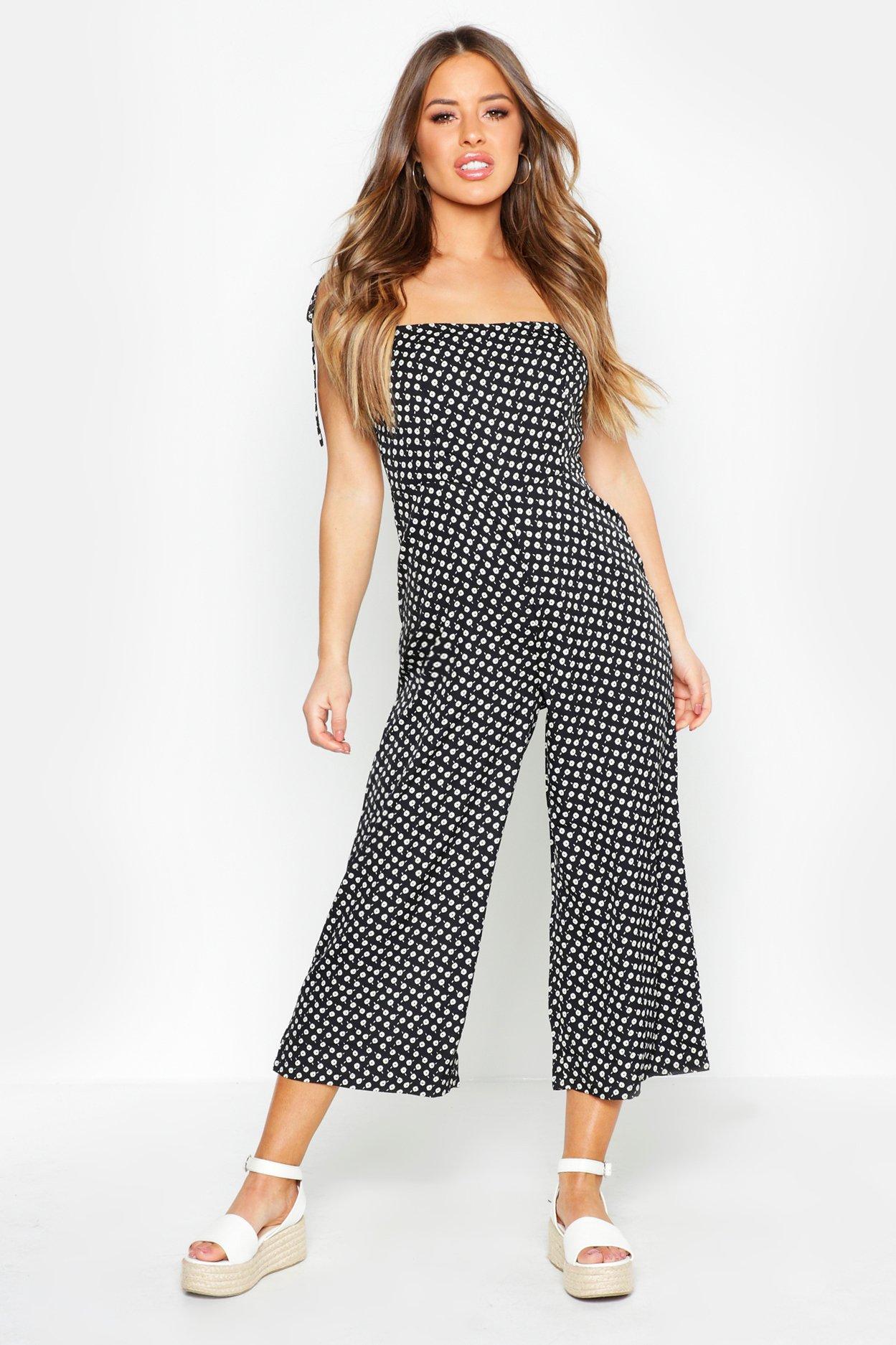 tie shoulder jumpsuit