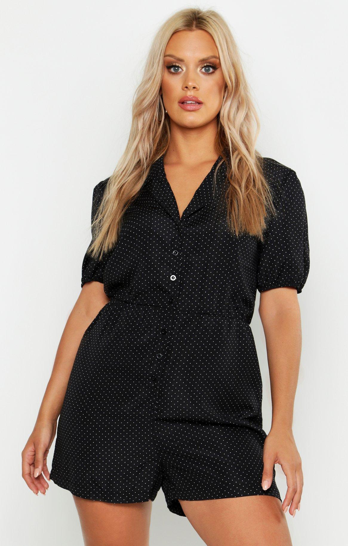 boohoo playsuit plus