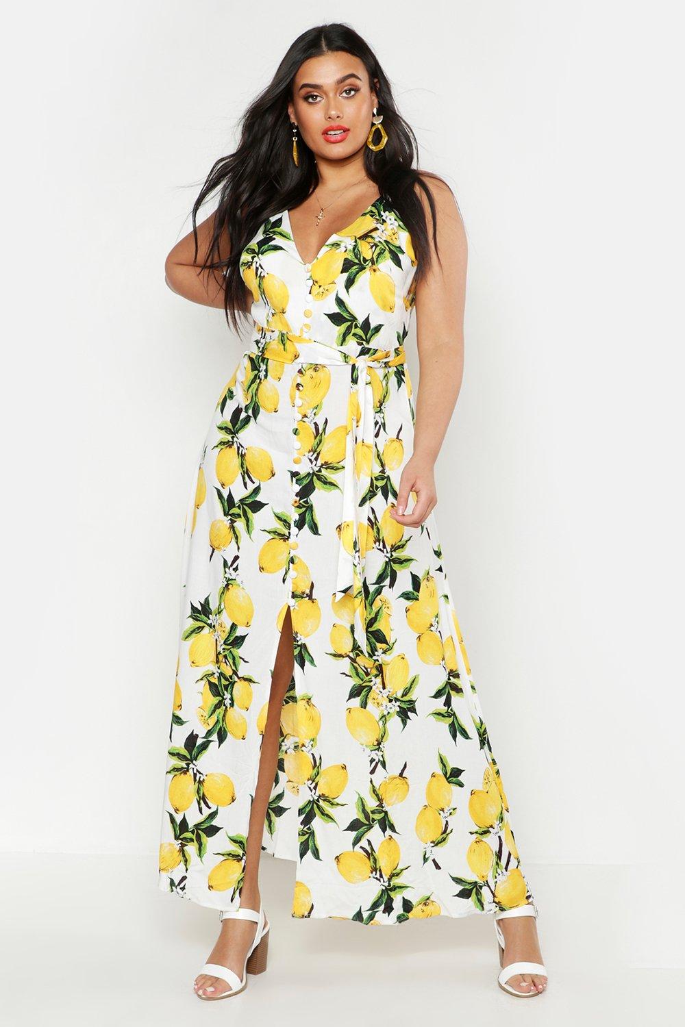 womens lemon dress