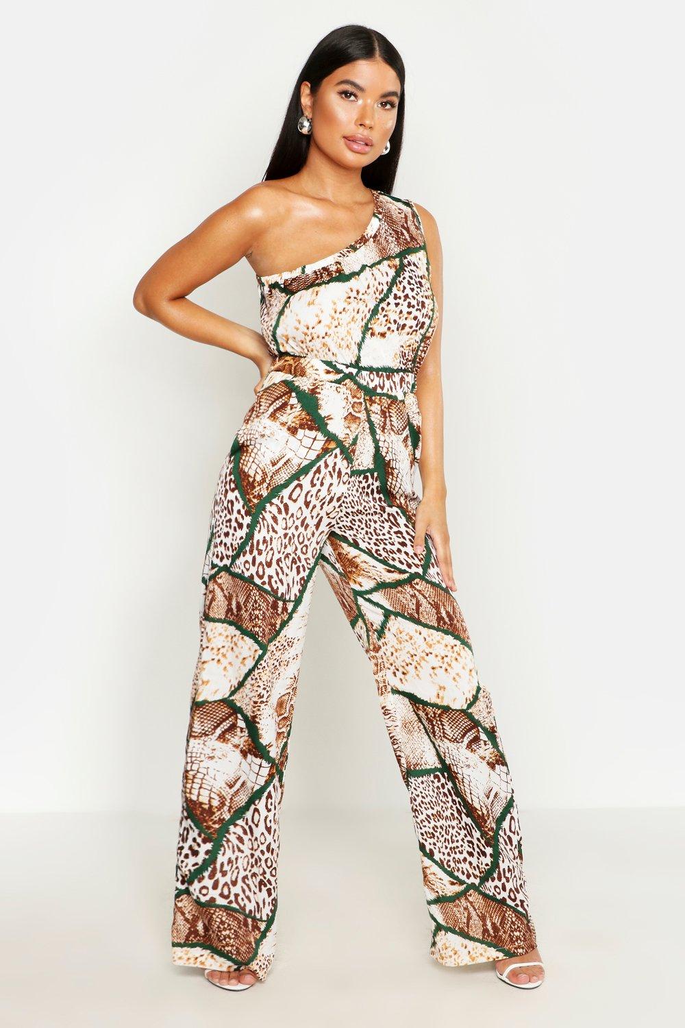 animal print jumpsuit