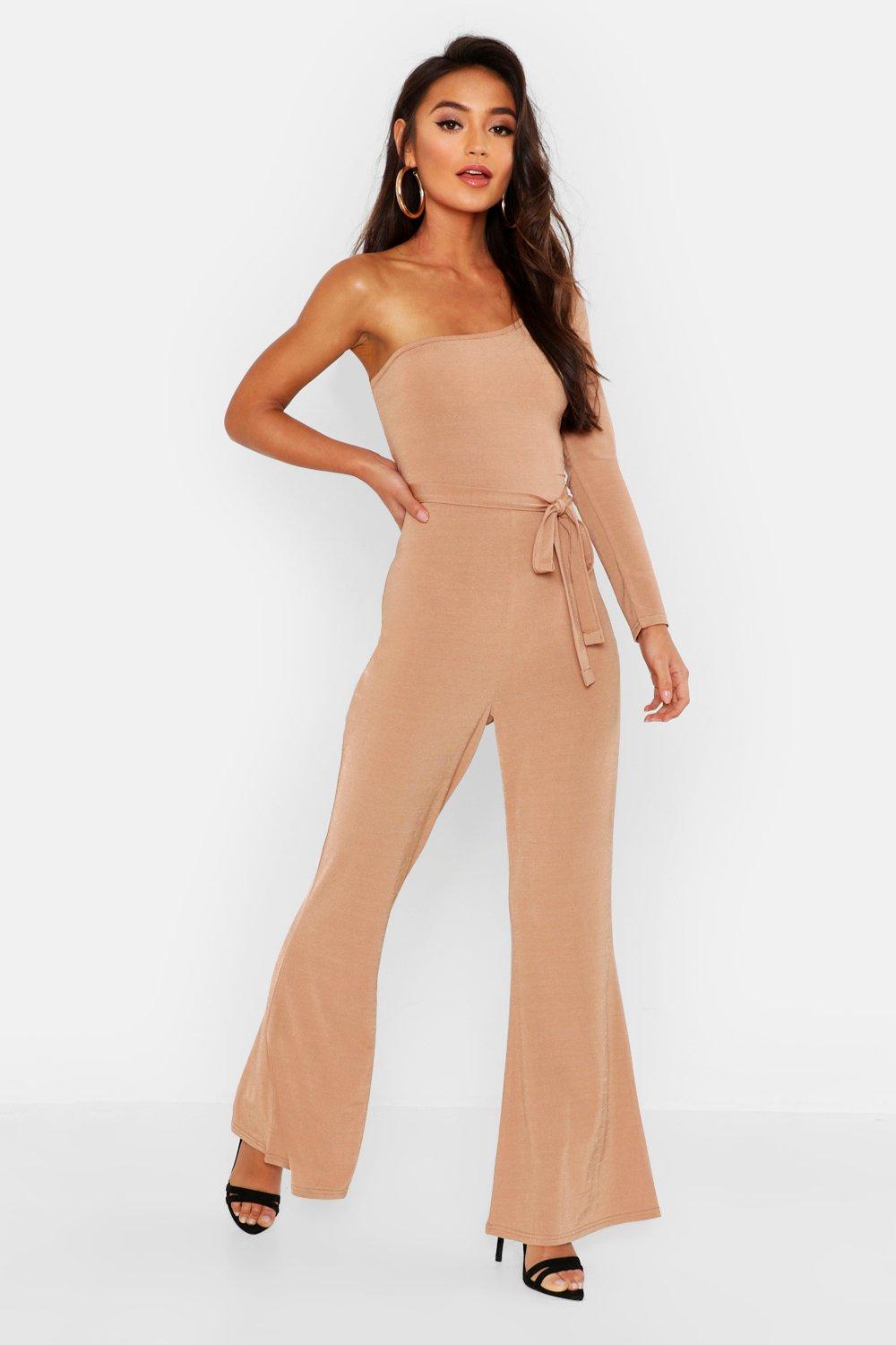 petite flare jumpsuit