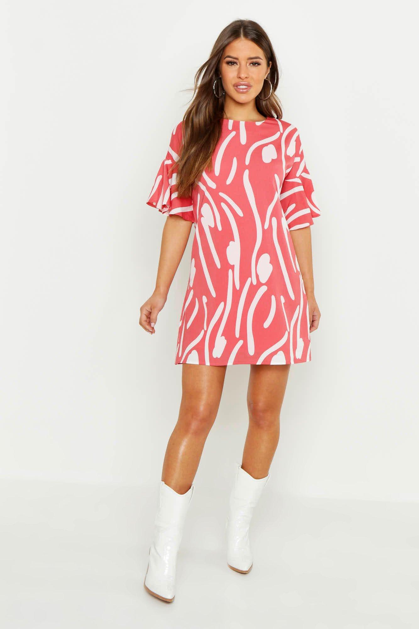 tie shift dress