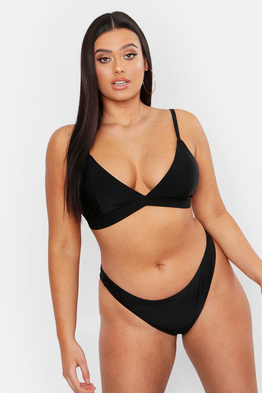 boohoo triangle bikini