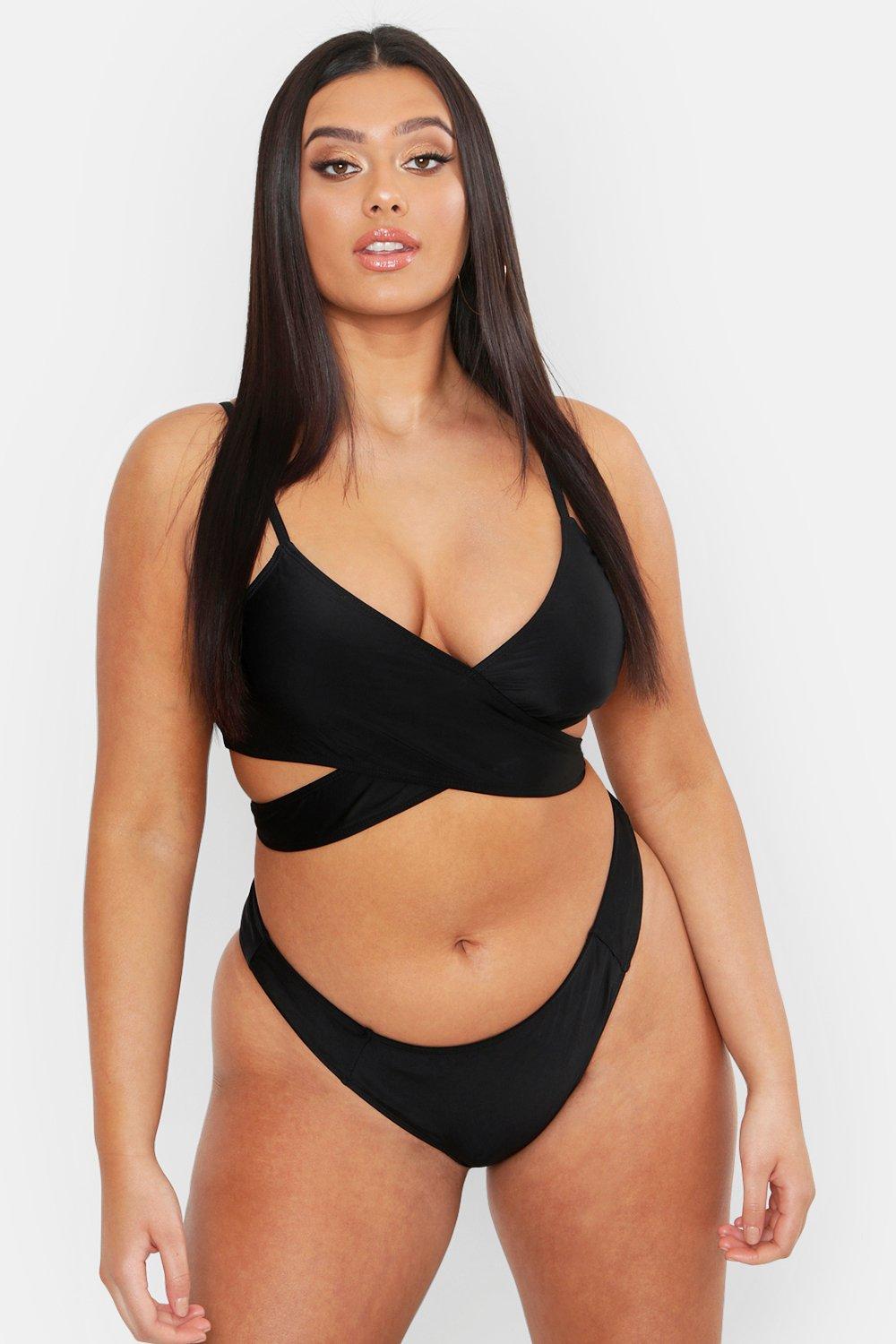 boohoo plus swimwear