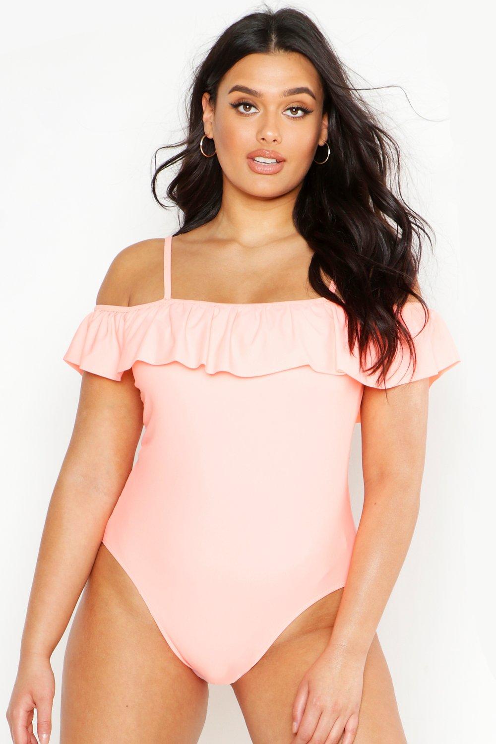 cold shoulder swimwear