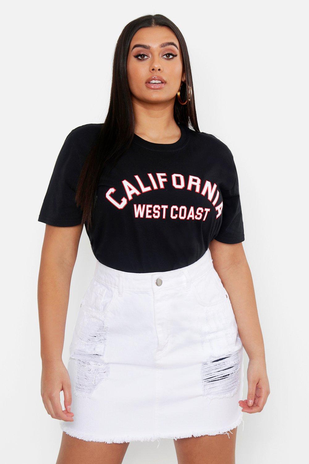 white denim skirt distressed